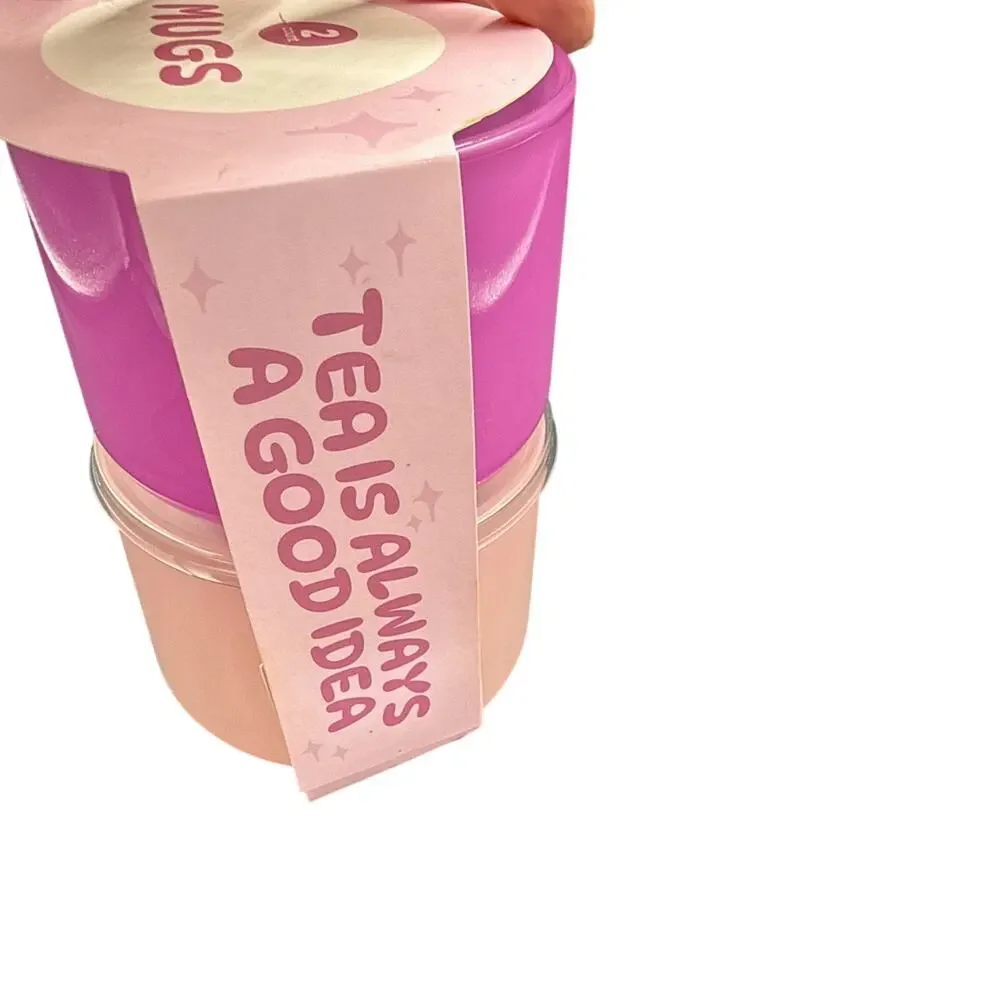 Target Bullseye Playground Pink Classic Glass Mug Set 2025 NEW